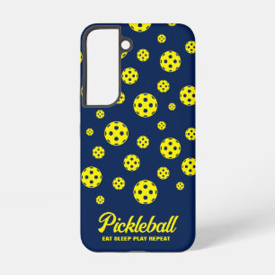 Pickleball fan aangepast Samsung Galaxy S22-Hoesje Hoesje