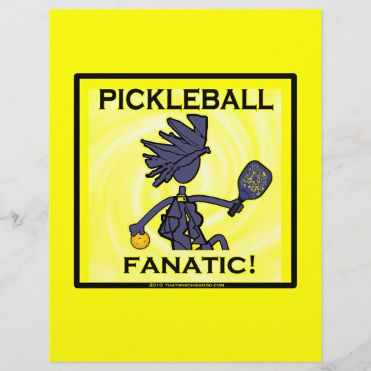 Pickleball Fanatic Flyer (Voorkant)