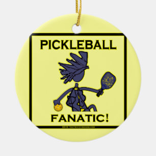 Pickleball Fanatic Gifts & T Shirten Keramisch Ornament