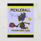Pickleball Fearless Fun Briefkaart (Voorkant)