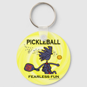 Pickleball Fearless Fun Sleutelhanger