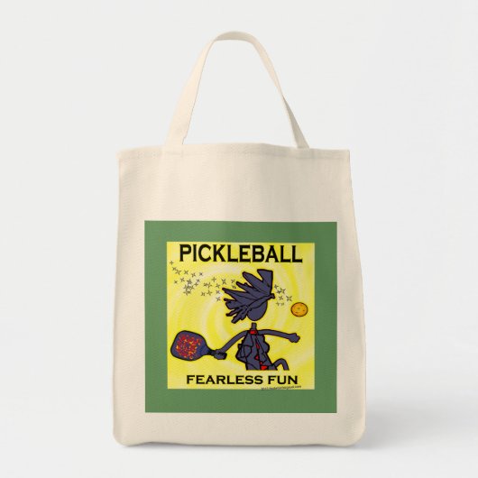 Pickleball Fearless Fun Tote Bag (Voorkant)