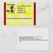 Pickleball Fearless Fun Visitekaartje (Voorkant / Achterkant)