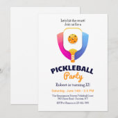 Pickleball Feest Kaart (Voorkant / Achterkant)