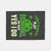 Pickleball Fleece Deken (Voorkant (Horizontaal))