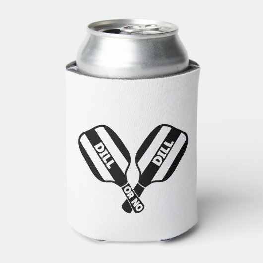 Pickleball Foam Koelbox Holder voor grappig cadeau Blikjeskoeler (Blikje Voorkant)