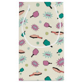 Pickleball! Fun Colorful Pattern Klein Cadeauzakje (Achterkant)