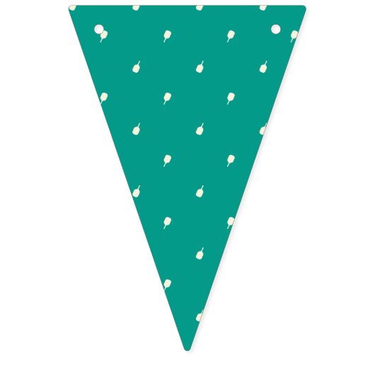 Pickleball! Fun Colorful Pattern Vlaggetjes (Tweede vlag)