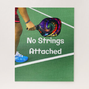Pickleball Funny No Strings Attached Legpuzzel