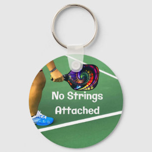 Pickleball Funny No Strings Attached Sleutelhanger