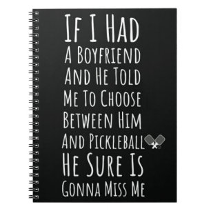 Pickleball geschenken voor haar vrouwen tiener mei notitieboek