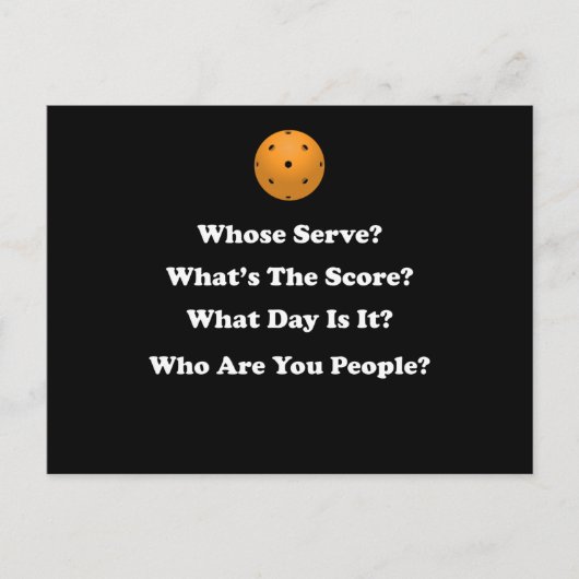 Pickleball Gift Briefkaart (Voorkant)