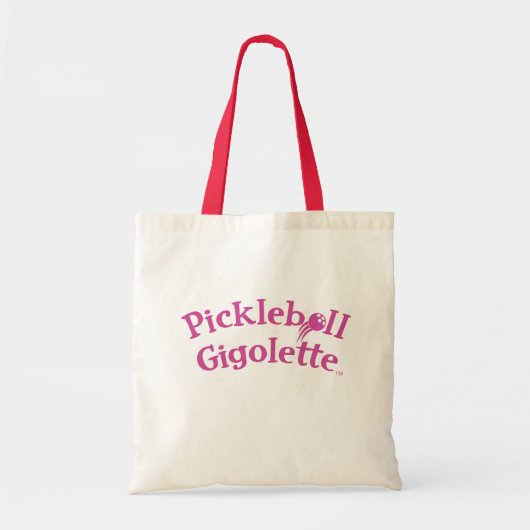 Pickleball Gigolette™ Swingrz Swag Totaal Speler Tote Bag (Voorkant)