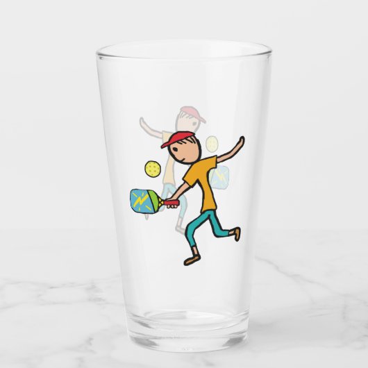 Pickleball Glas (Voorkant)