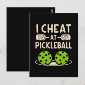 Pickleball Grappig Briefkaart (Voorkant / Achterkant)