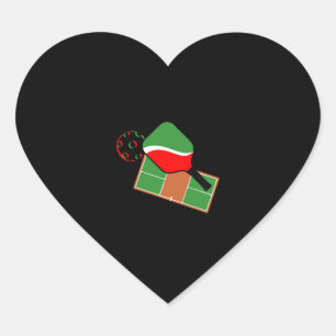 Pickleball grappig cadeau voor mannen vrouwen Pick Hart Sticker