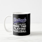 Pickleball grappige pensioen citaat koffiemok (Links)