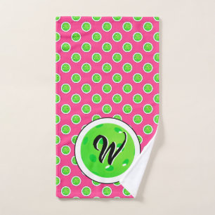 Pickleball Green Pickleballs Pois Hot rose