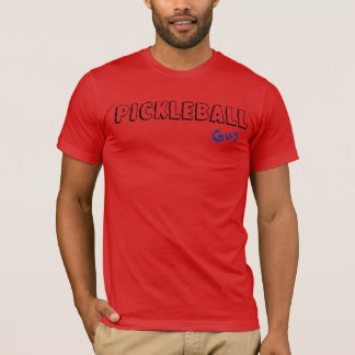 Pickleball Guy T-shirt rood