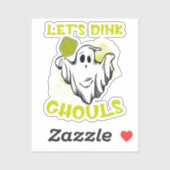 Pickleball Halloween Kostuum Pickleball Lover Tric Sticker (Vel)