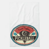 Pickleball-handdoek -  ontwerp theedoek (Verticaal)