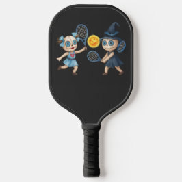 Pickleball Happy Halloween voor speler met geest Pickleball Paddle