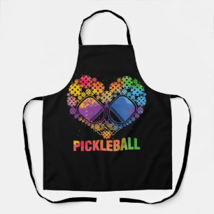 Pickleball Heart Funny Colorful Paddle Sports Play Schort