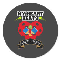 Pickleball Heart Paddle Ball Passion Sport Liefde