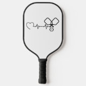 Pickleball Heartbeat-peddel Pickleball Paddle (Achterkant)