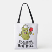 Pickleball Het is een soort van een grote dille au Draagtas (Achterkant)