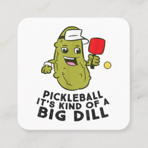 Pickleball Het is een soort van een grote dille au Vierkante Visitekaartje
