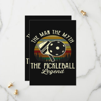 Pickleball - Het Man, de mythe, de legende Save The Date
