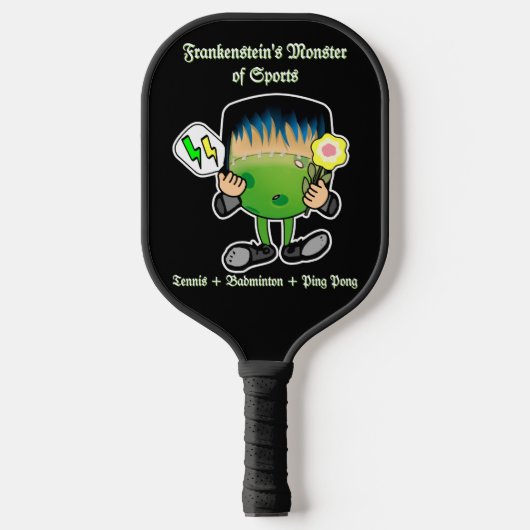 Pickleball - Het monster van sport van Frankenstei Pickleball Paddle (Voorkant)