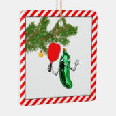 Pickleball Holiday Gift 2022 Keramisch Ornament (Rechts)