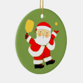 Pickleball Holiday Gift Keramisch Ornament (Rechts)