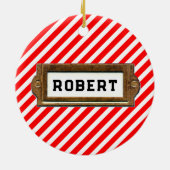 Pickleball Holiday Gift Keramisch Ornament (Achterkant)