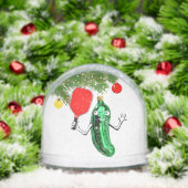 Pickleball Holiday Gift Snow Globe (Noël)