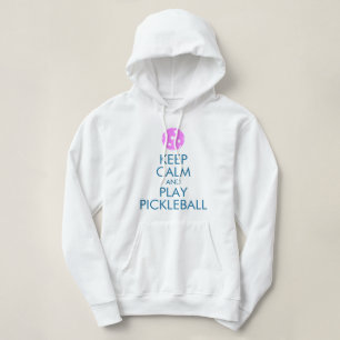 Pickleball Hoodie: Blijf kalm en speel Pickleball Hoodie