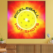Pickleball Hot Shots 1 Canvas Afdruk (Insitu (Woonkamer))