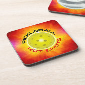 Pickleball Hot Shots 1 Dessous de verre (Côté gauche)