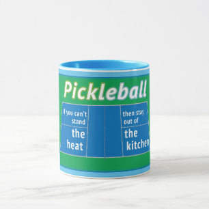 Pickleball humor: Blijf uit de keuken Mok