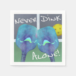 Pickleball-Humor doet nooit alleen aan Cocktail Na Servet