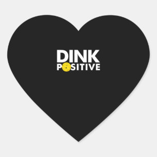 PICKLEBALL HUMOR DRINK POSITIEF GRAPPIG PICKLEBALL HART STICKER