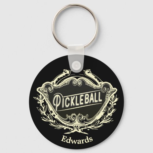 Pickleball ID-Label Sleutelhanger (Voorkant)