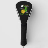 Pickleball Ik zweer dat ik op je voeten richtte Golfheadcover (Voorkant)