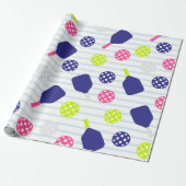 Pickleball Inpakpapier (Uitgerold)