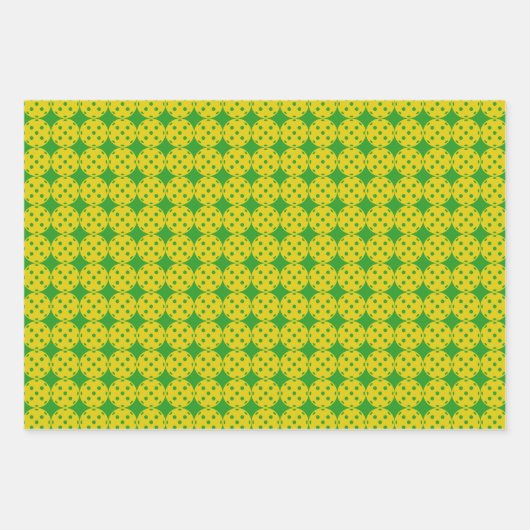 Pickleball inpakpapier - 3 patroonvellen (Voorkant 3)