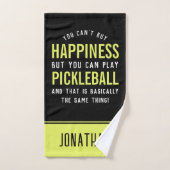 Pickleball is geluk Funny Pickleball Handdoek (Handdoek)