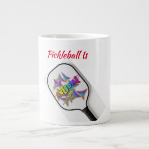 Pickleball is Geweldige koffie-Mok Extra Grote Beker