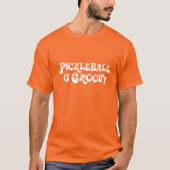 "Pickleball is Groovy" Stropdas-Dye T-shirt (Voorkant)